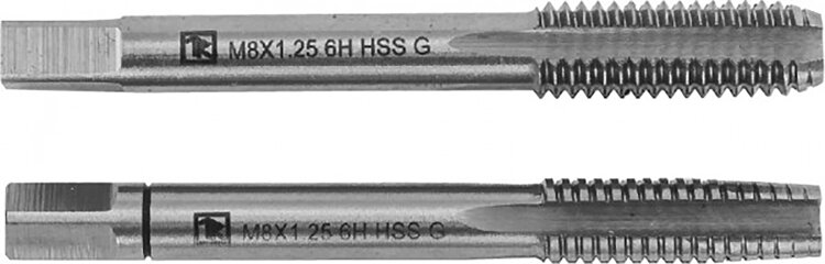 MT61S2. Метчик ручной M 6*1,0  (пара) HSS-G, THORVIK